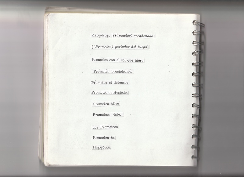 Cuaderno de trabajo obra La viuda de Apablaza