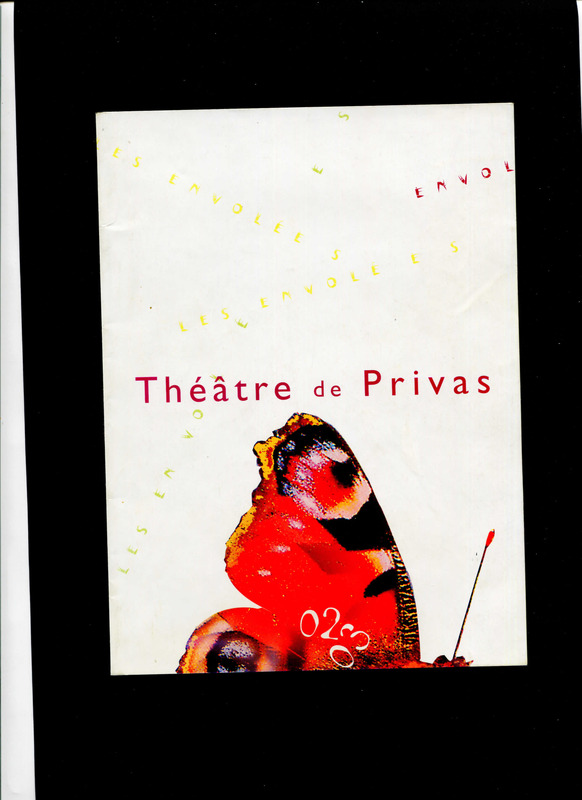 Programa del Théâtre de Privas: presentación del Húsar de la Muerte