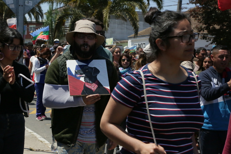 Asistentes a marcha en Cartagena