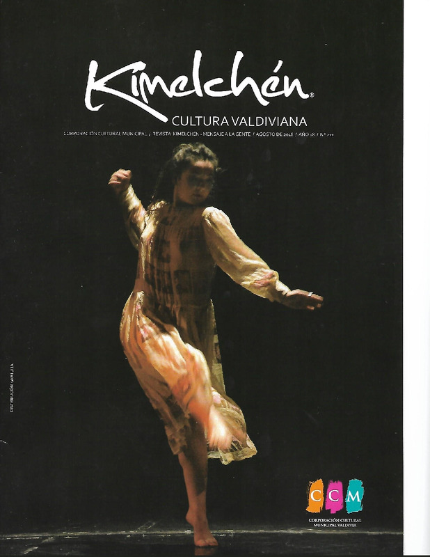 Portada y reportaje sobre danza en Revista Kimelchén n°211