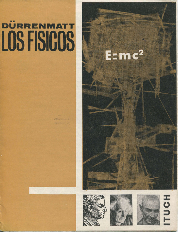 Programa de mano Los físicos