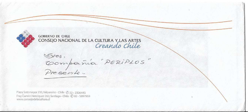 Carta de Paulina Urrutia como Ministra de las Cultura y las Artes a Teatro Periplos