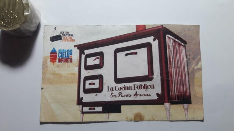 Primer afiche de La cocina pública. Punta Arenas