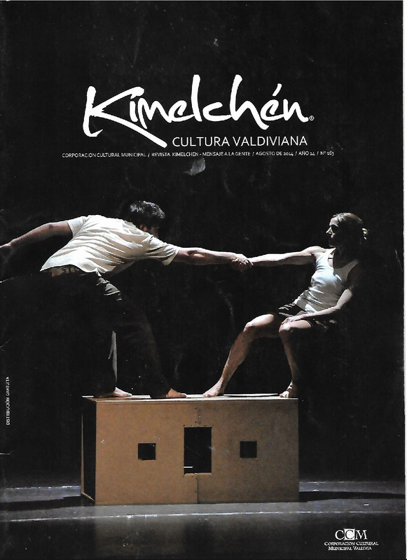 Portada y reportaje sobre danza en Revista Kimelchén n°163