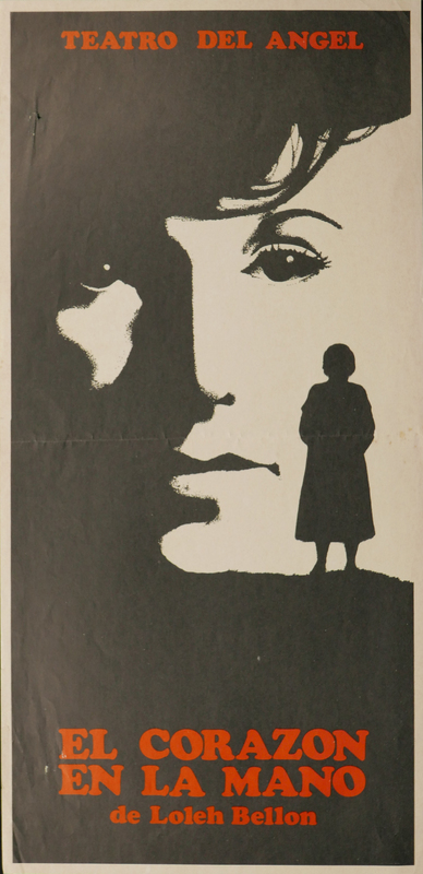 Afiche de la obra El corazón en la mano