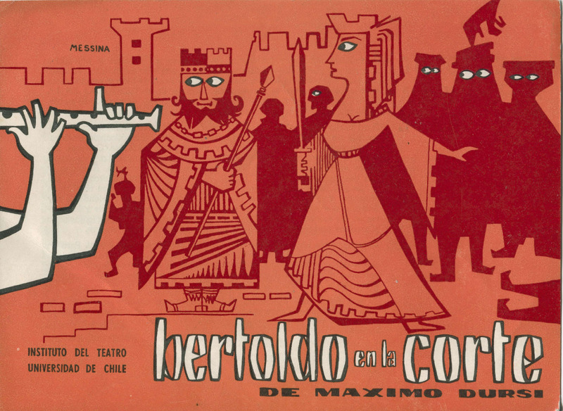 Programa de mano Bertoldo en la corte