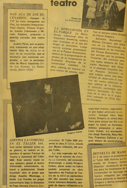 Adivina la comedia en el Taller 666