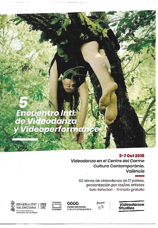 Programa y cuadernillo de Intl. Meeting on Videodance and Videoperformance