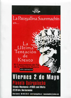 Afiche presentación EP de la La Patogallina Saunmachin