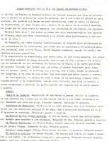 Documento mecanografiado de obras montadas por la Compañía de Teatro de Muñecos Guiñol