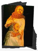 Fotografía obra "Luisa y Manuel, la tragedia de los Vergara Toledo" en papel negro
