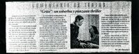 Recorte de Prensa "Grita: un soberbio y punzante thriller"