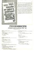 Programación del 6° Encuentro Teatro y Juventud del Taller 666