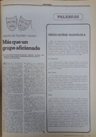 Reportaje Grupo de Teatro Maya: más que un grupo aficionado