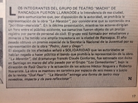 Nota de prensa Grupo Machi de Rancagua