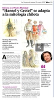 Nota de prensa Hansel y Gretel se adapta a la mitología chilota