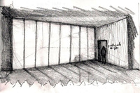 Boceto escenografía NIMBY