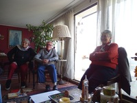 Fotografía Lelia Céspedes, Carlos Corvalán y Gabriela Reyes