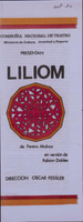 Programa de mano de la obra Liliom