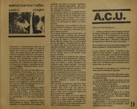 A.C.U Otra vez teatro en la U