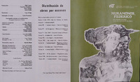 Programa de mano de la obra Murámonos Federico