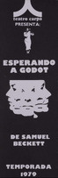 Programa de mano de la obra Esperando a Godot