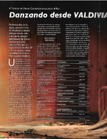 Reportaje sobre danza en Revista Kimelchén n°151